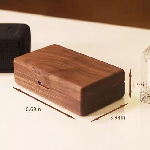 Real Wooden Jewelry Box With Flannelette Lining Travel Portable Multi-functional Suitable For Rings Bracelets Necklaces With Compartmented Storage And Elastic Pockets For Organization in Saudi Arabia