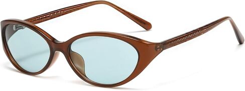 Retro Oval Cat Eye Sunglasses for Women 2026 Chic 90s Small Cute Skinny Thin Lightweight UV Protection Sun Glasses in Saudi Arabia