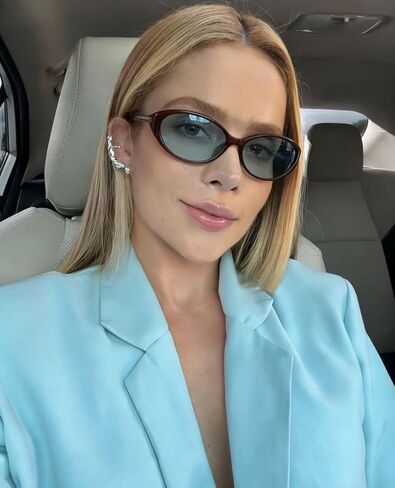 Retro Oval Cat Eye Sunglasses for Women 2026 Chic 90s Small Cute Skinny Thin Lightweight UV Protection Sun Glasses in Saudi Arabia