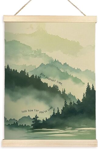 CGBHW Positive Affirmations Poster Hanger Frame 12x16 for Kids, Inspirational Mental Health Forest Animals Posters Wall Art Hanging Decor for Counselling Therapy Office Classroom Nursery in Saudi Arabia