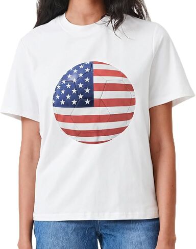250 Anniversary USA T-Shirt Women USA 250th Shirts Patriotic American Flag Tops 4th of July T-Shirt, World Soccer Cup Jersey in Kuwait