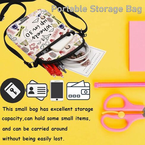 TSOTMO Crime TV Show Merch Wheels up in 30 Crossbody Bag for Crime Lovers Spencer Fans Gift (Wheels Cross) in Kuwait