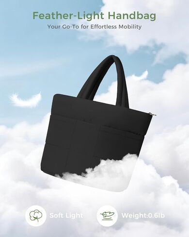 ECOHUB Crossbody Bags for Women Small Puffer Tote Mini Shoulder Handbags RFID Anti Theft CrossBody Purse Travel Casual Wallet in Kuwait