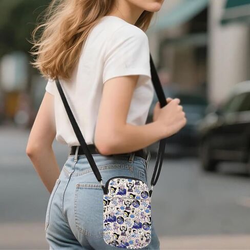 WUSUANED Cartoon Game Inspired Crossbody Bag Funny Spamton Gift RPG Gamer Gift For Gaming Fans in Kuwait