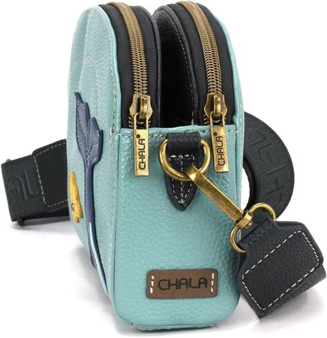 محفظة CHALA Toaster Crossbody للنساء من الجلد الصناعي المحمي بتقنية RFID مع حزام قابل للتعديل in Kuwait