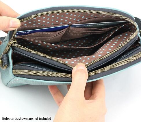 محفظة CHALA Toaster Crossbody للنساء من الجلد الصناعي المحمي بتقنية RFID مع حزام قابل للتعديل in Kuwait