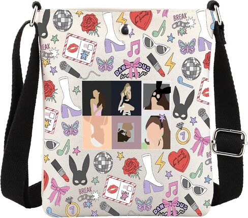 MBMSO Singer Crossbody Bag Singer Album Inspired Gifts for Singer Fans Female Pop Singer Gift for Music Lover Crossbody Purse in Kuwait