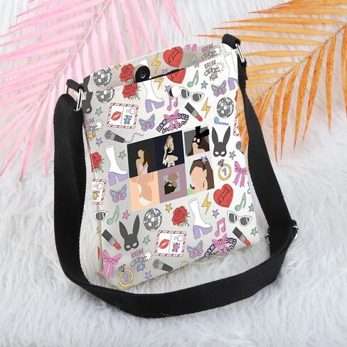 MBMSO Singer Crossbody Bag Singer Album Inspired Gifts for Singer Fans Female Pop Singer Gift for Music Lover Crossbody Purse in Kuwait