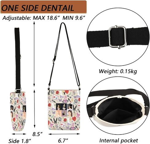 MBMSO Singer Crossbody Bag Singer Album Inspired Gifts for Singer Fans Female Pop Singer Gift for Music Lover Crossbody Purse in Kuwait