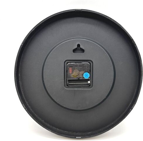 Frameless 12 Inches Supercar Wheel Wall Clock Large Clear Glass Face Silent Non-Ticking Nice for Gift or Décor W245 in Saudi Arabia