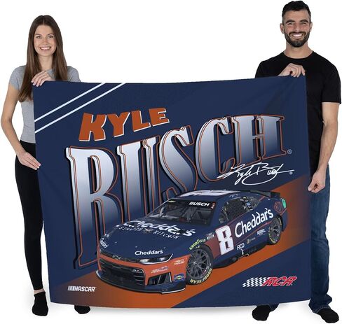 Northwest NASCAR Kyle Busch Cheddar's Comet Car Printed Wall Hanging Tapestry, 34 x 40 in, Woven Polyester Fabric, Decorative Fan Art for Bedroom Office Living Room in Kuwait