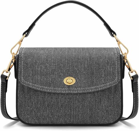 Shoulder Crossbody Purse - Trendy Canvas Women's Shoulder Handbags with Adjustable Strap in Saudi Arabia
