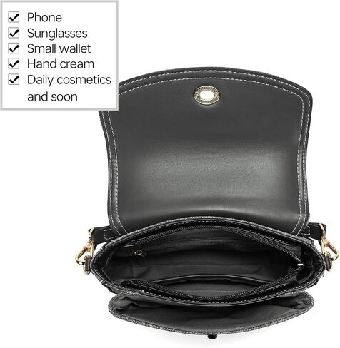 Shoulder Crossbody Purse - Trendy Canvas Women's Shoulder Handbags with Adjustable Strap in Saudi Arabia
