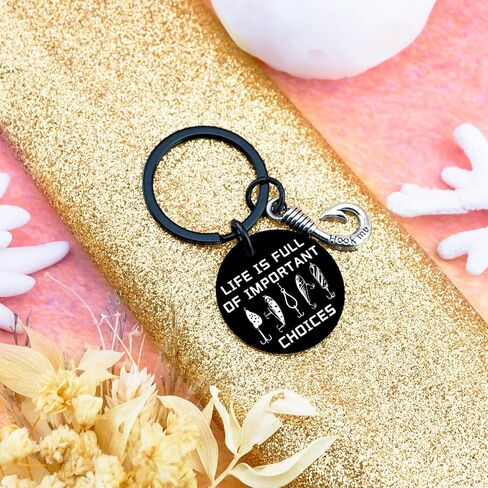Ibiwe Fishing Gifts for Dads Father's Day Fishing Keychain Unique Fisherman Gifts For Men Dad Fish Stuff For Fishes Lovers Gift For Father In Law Uncle Brother Fathers Day Birthday Gift in Kuwait