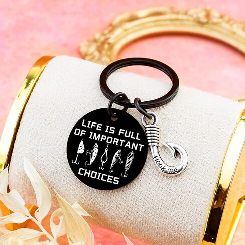 Ibiwe Fishing Gifts for Dads Father's Day Fishing Keychain Unique Fisherman Gifts For Men Dad Fish Stuff For Fishes Lovers Gift For Father In Law Uncle Brother Fathers Day Birthday Gift in Kuwait