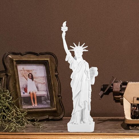 SUPVOX Mini Statue of Liberty Ornament 11.81 Inch Resin Figurine Desktop Decoration USA Home Decor Accent for Office Living Room Wine Cabinet in Kuwait
