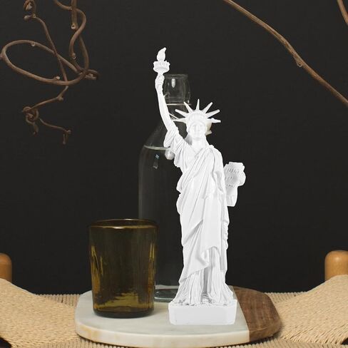 SUPVOX Mini Statue of Liberty Ornament 11.81 Inch Resin Figurine Desktop Decoration USA Home Decor Accent for Office Living Room Wine Cabinet in Kuwait