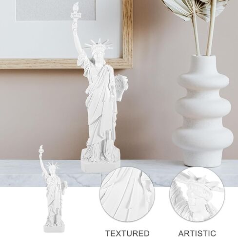 SUPVOX Mini Statue of Liberty Ornament 11.81 Inch Resin Figurine Desktop Decoration USA Home Decor Accent for Office Living Room Wine Cabinet in Kuwait