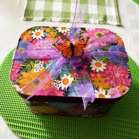 24pcs Artificial Feather Butterfly Decorations Artificial Butterflies for Christmas Tree Ornament Crafts Butterfly Flower Bouquet Decor Clips for Wall Floral Party Home Decor (Large+ Small Sizes) in Saudi Arabia