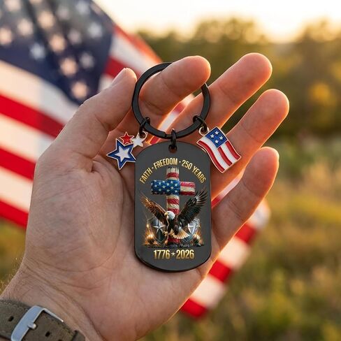 250 Anniversary Usa Merchandise - America 4th of July Keychain 250th Years Patriotic Commemorative Gifts Accessories in Saudi Arabia