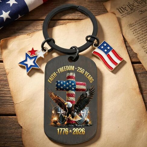250 Anniversary Usa Merchandise - America 4th of July Keychain 250th Years Patriotic Commemorative Gifts Accessories in Saudi Arabia
