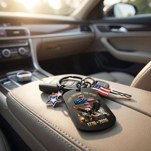 250 Anniversary Usa Merchandise - America 4th of July Keychain 250th Years Patriotic Commemorative Gifts Accessories in Saudi Arabia