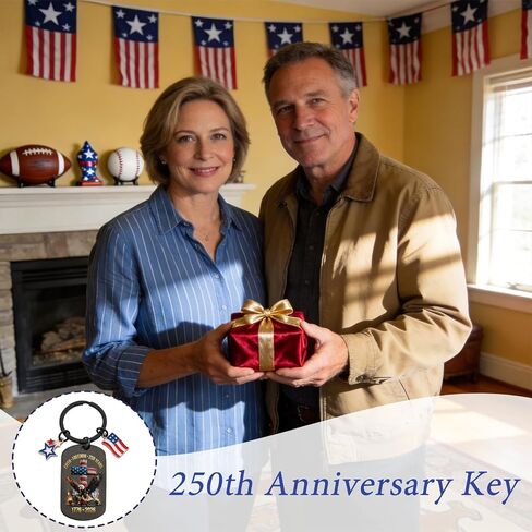 250 Anniversary Usa Merchandise - America 4th of July Keychain 250th Years Patriotic Commemorative Gifts Accessories in Saudi Arabia