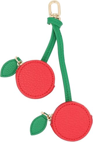 MC Fashion PU Leather Fruit Mini Coin Purse - Cute Multi-Use Bag Charm Keychain for Women Girls in Saudi Arabia