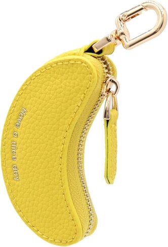MC Fashion PU Leather Fruit Mini Coin Purse - Cute Multi-Use Bag Charm Keychain for Women Girls in Saudi Arabia