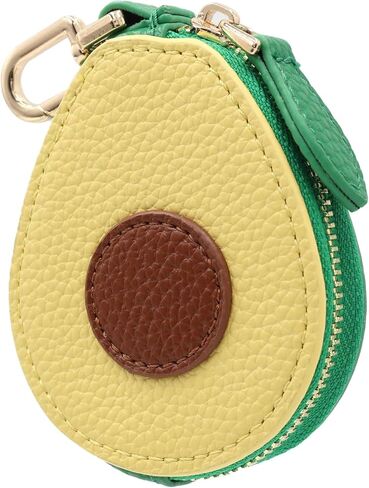 MC Fashion PU Leather Fruit Mini Coin Purse - Cute Multi-Use Bag Charm Keychain for Women Girls in Saudi Arabia
