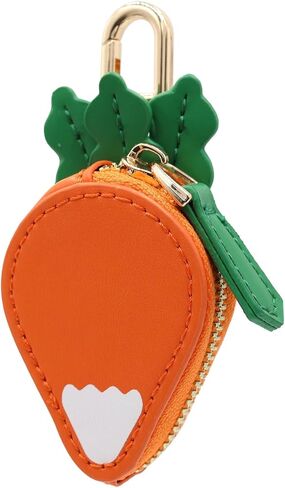 MC Fashion PU Leather Fruit Mini Coin Purse - Cute Multi-Use Bag Charm Keychain for Women Girls in Saudi Arabia