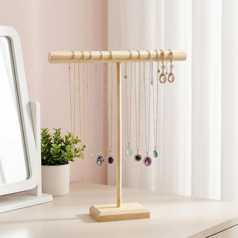 Bracelet Holder Organizer Jewelry Stands and Displays Bracelet Stand Jewelry Rack Necklace Display Detachable T Bar Bracelets Holders Jewelrys Holder Organizer for Bracelets Necklace Earrings Rings in Saudi Arabia