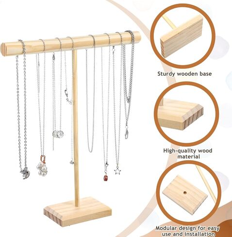 Bracelet Holder Organizer Jewelry Stands and Displays Bracelet Stand Jewelry Rack Necklace Display Detachable T Bar Bracelets Holders Jewelrys Holder Organizer for Bracelets Necklace Earrings Rings in Saudi Arabia