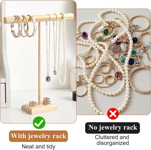 Bracelet Holder Organizer Jewelry Stands and Displays Bracelet Stand Jewelry Rack Necklace Display Detachable T Bar Bracelets Holders Jewelrys Holder Organizer for Bracelets Necklace Earrings Rings in Saudi Arabia