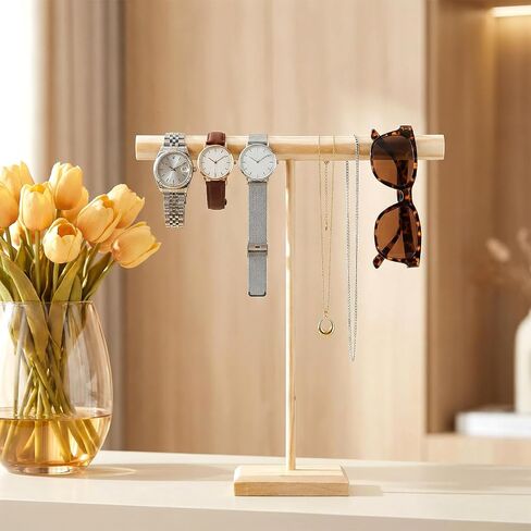 Bracelet Holder Organizer Jewelry Stands and Displays Bracelet Stand Jewelry Rack Necklace Display Detachable T Bar Bracelets Holders Jewelrys Holder Organizer for Bracelets Necklace Earrings Rings in Saudi Arabia