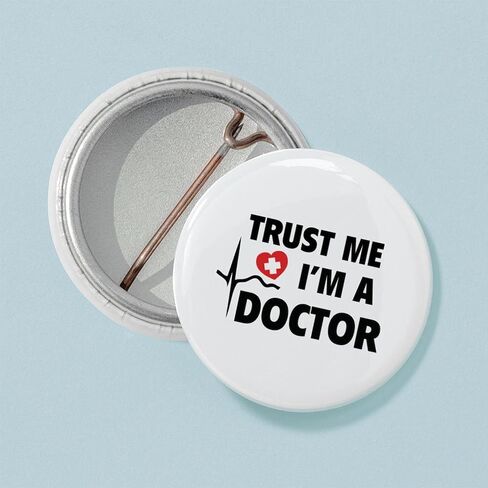 CafePress Trust Me I'm A Doctor 1" Round Mini Button Pin in Saudi Arabia