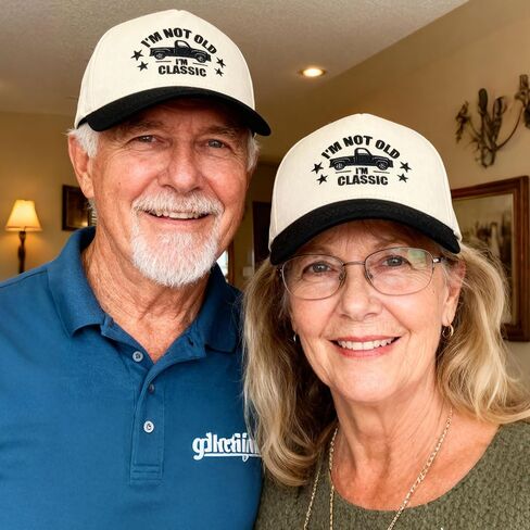 I'm Not Old I'm Classic Baseball Cap,Two-Tone Adjustable Dad Hat,Funny Birthday Retirement Gift for Dad, Grandpa in Saudi Arabia
