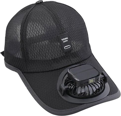 Solar Fan Baseball Cap Mesh Solar Powered USB Charging Cooling Baseball Hat for Men Women Summer Outdoor Fishing Cap in Kuwait