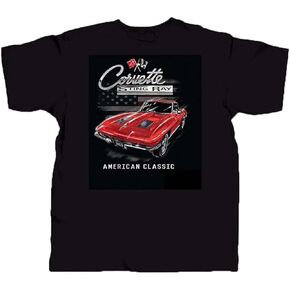 Vintage Goods Apparel Men's Graphic T-Shirt, Classic 1963 Stingray - Officially Licensed Chevy Tee, Gift for Sports Car Lover in Saudi Arabia