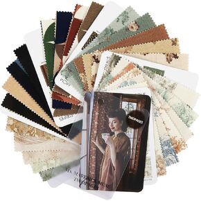 TWOPAGES x Ms.Maverick Muse Linen Curtain Fabric Sample Booklet, 26 Colors in Saudi Arabia
