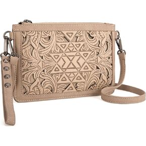 Trinity Ranch Tooling Crossbody Western Crossbody Handbag for Women in Kuwait