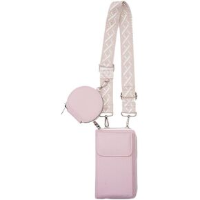 Crossbody Bags for Women Cell Phone Purses with Crossbody Strap and Wallet PU Leather Phone Bags Purses with Strap Wallet (Pink Vertical) in Kuwait