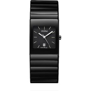 Black Ceramic Watch Rectangle Business Man in Saudi Arabia