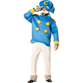 Cap'n Crunch Cereal Sea Captain Character Halloween Costume, Men's Adult One Size in Saudi Arabia