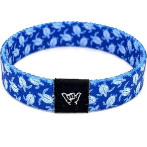 Hang Loose Bands - Coastal Surfer Beach Bracelet for Men, Women & Teens - Comfy Summer - Boho Reversible Wristband- Sea Turtle| Small: 6.5" (most common fitting size) in Saudi Arabia
