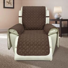 RBSC Home 30 Inch Recliner Cover - 100% Waterproof Slipcovers Anti-Slip Large Recliner Slipcovers for Pets Dogs Cats Washable Protector(30" Coffee) in Saudi Arabia