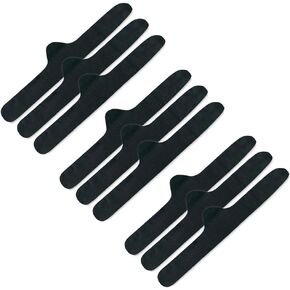 More of Me to Love Viscose & Cotton Blend Bra Liner (Black, 9-Pack, Medium) - Super Soft, Sweat-Wicking in Saudi Arabia