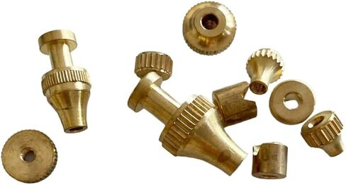 BUZZUFY Brass regulating Nuts and 3 Guide Pieces for Clock with Pendulum in Kuwait