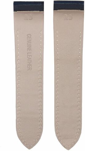 Ewatchparts 23mm Leather Watch Band Strap Compatible With Cartier 38mm Santos 100 XL Blue Includes Screw in Saudi Arabia