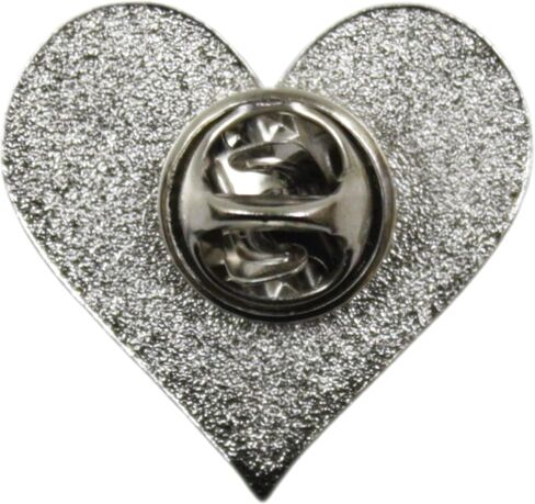 Mint Green Heart - 1" Enamel Pin in Kuwait